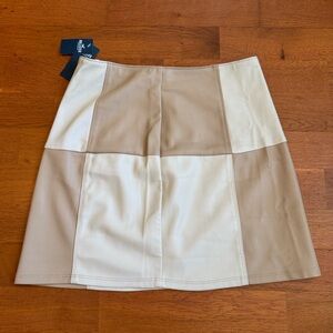 Hollister Two-Tone Mini Skirt